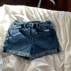 denim shorts